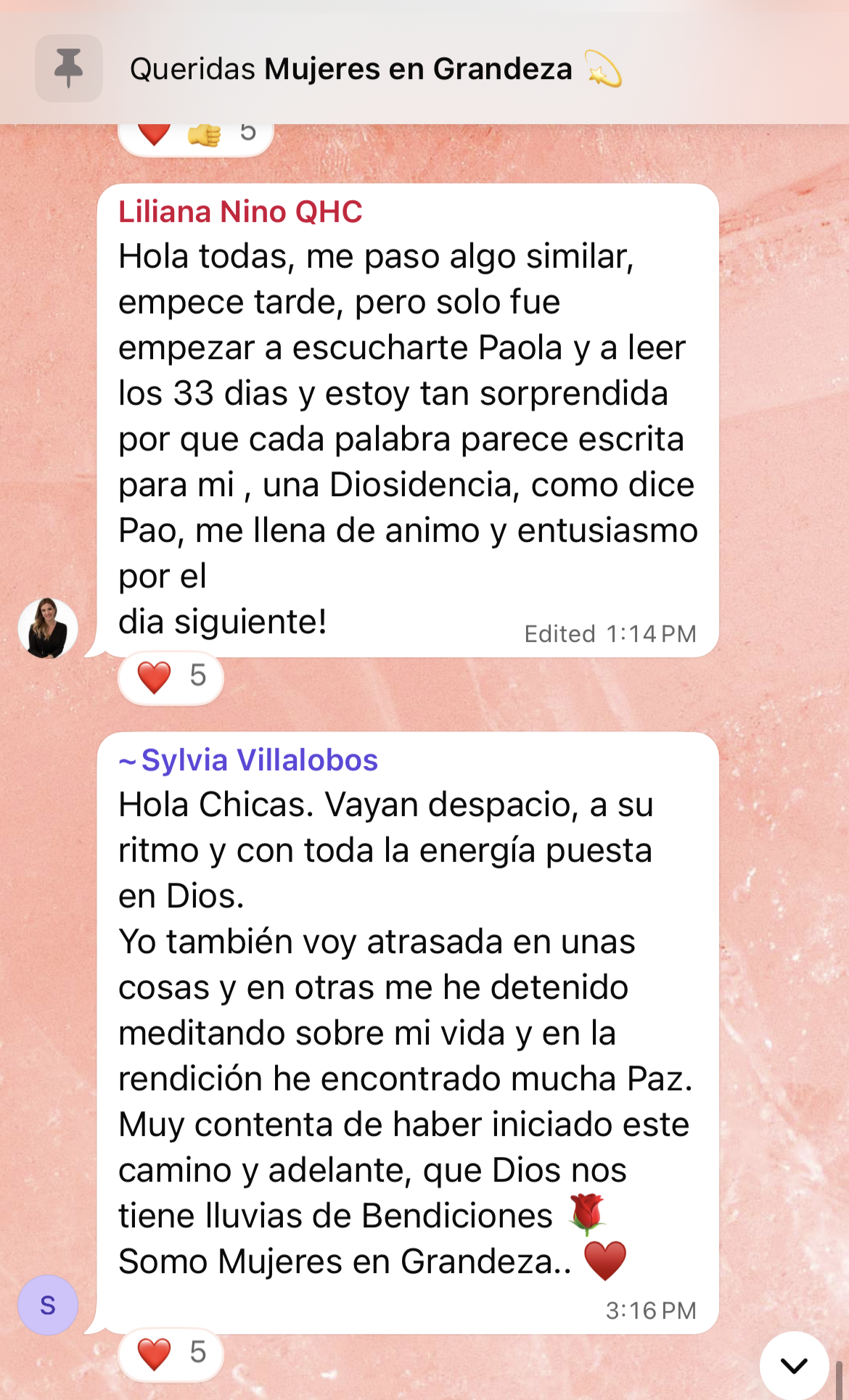 Testimonio de alumna